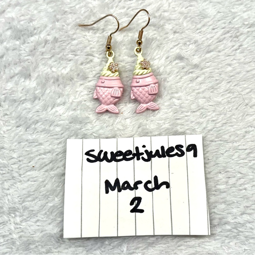 Japanese Ice Cream Earrings